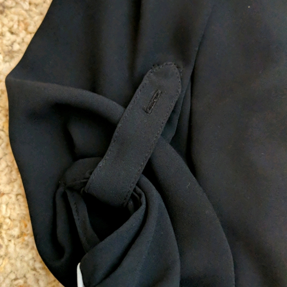 Candie's black button down - Picture 3 of 3